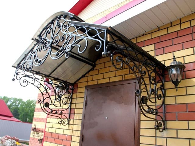 кованые и сварные козырьки Жуковский